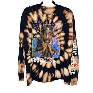 Poetic Justice Tupac Tie-Dye Sweatshirt Size 3X